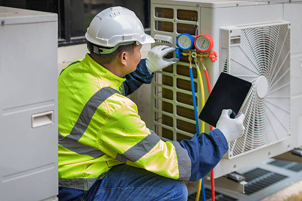 Professional Air Duct Cleaning technician working in Pine Grove, PA